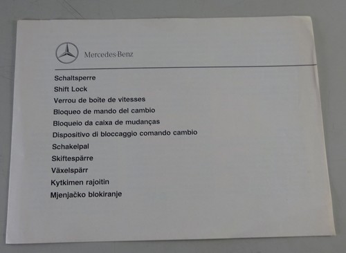 Betriebsanleitung mercedes - betriebsanleitung,