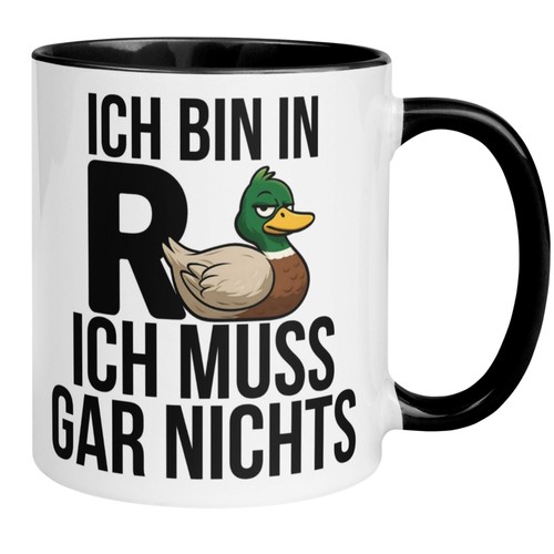 Tasse ich bin in rente - bin,