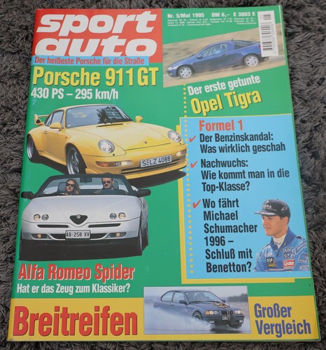 Sport auto 1995 porsche 911 - sport,
