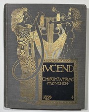 Jugend Wochenschrift Zeitschrift Jugendstil Jg,. 1899 Bd. 1 Art Nouveau journal