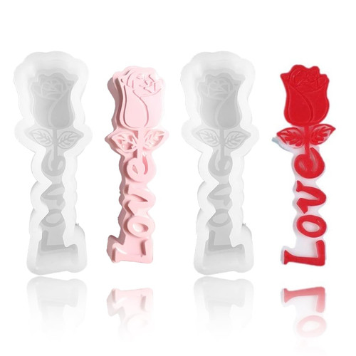 Rosen silikonform für kerzen - silikonform,
