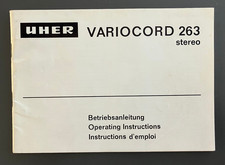 Betriebsanleitung UHER Tonband