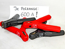 4X LADEZANGEN  Polzangen Batteriezange Krokodilzange.JE ZANGE 600 A VOLLISOLIERT