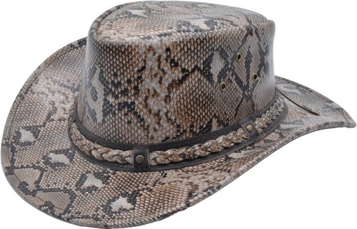 Vintage leder cowboy hut für - vintage,