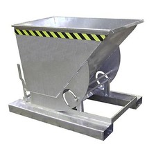 Kippbehälter mit Abrollsystem