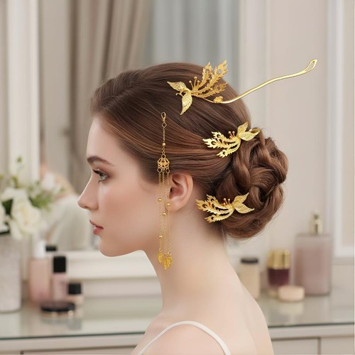 Alloy phoenix hairpin hair - phoenix,