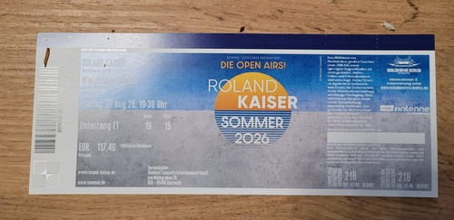 Roland kaiser karte - roland,