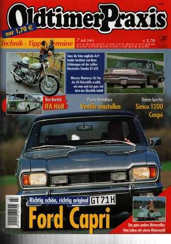 Zeitschrift oldtimer praxis - oldtimer,