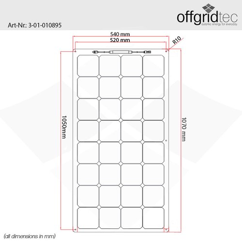 Solarpanel 120wp modul - solarpanel,