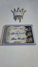 LEAF - Guidry Figueroa Gossage /4 - 1978 Bronx Legacy Ring Team Triple Auto
