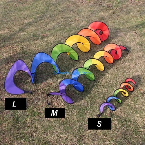 Buntes spiral windspiel - buntes, spiral-windspiel