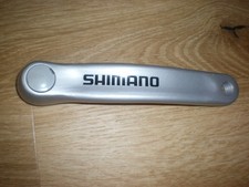 Shimano FC-TS32 Tretkurbel Alu Kurbelarm Kurbel links 170mm 4-Kant silber