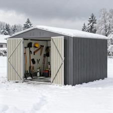 Gerätehaus Gartenhaus Metall Geräteschuppen Garten Schuppen incl. Fundament