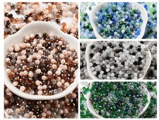 facettierte Glasperlen 200-400