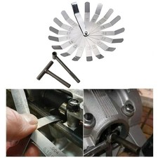 Motorrad Motor Ventil Einstellwerkzeug Ventilspiel Fühlerlehre + Wrench Neu