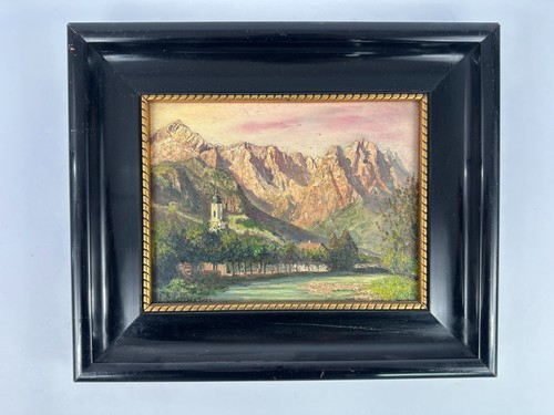Antikes ölgemälde landschaft - antikes,