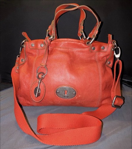 Leather fossil maddox brick - leather,