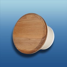 Saunalüfter WOOD rund Ø 100 mit Rückstauklappe