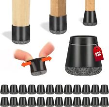 24 Stk Flexible Stuhlbein Schutzkappen Filzgleiter Bodenschutz Schoner Elastisch