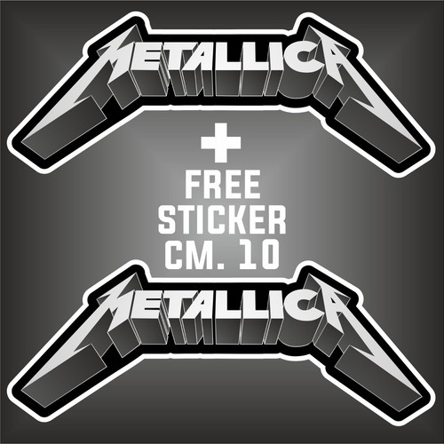 Metallic aufkleber hard - metallic,