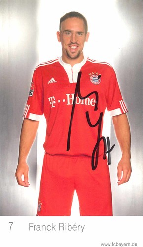 Autogramm franck ribéry - ribéry,