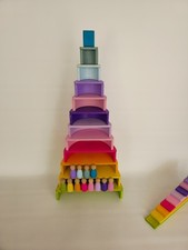 Wooden Pastel Rainbow Stacker