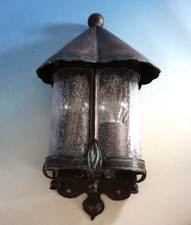 Robers Mittelalterliche Halblaterne Wandlampe Außenleuchte Laterne Unikat