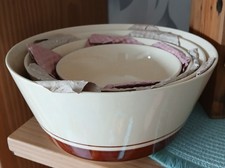 DDR Steingut Schüsselset