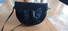 Avon Lackhandtasche/ Clutch Vintage Schwarz