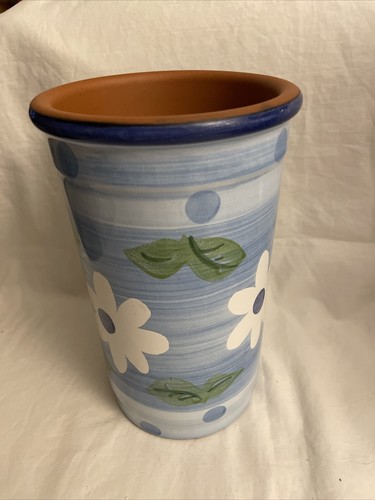 Handbemalter keramik blumen - keramik,