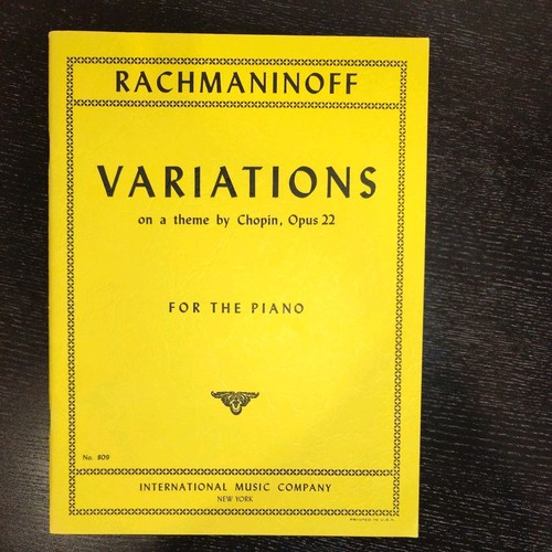 Rachmaninoff variations on - rachmaninoff,
