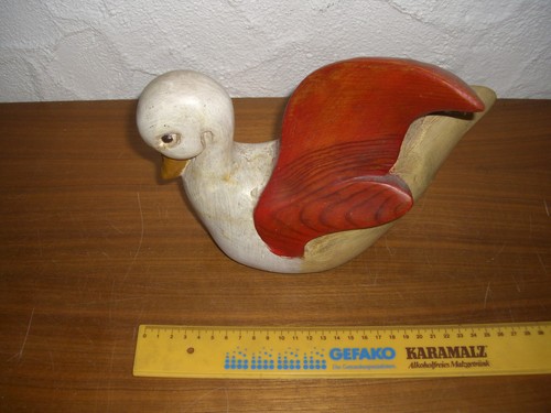 Ente aus holz handarbeit - ente,