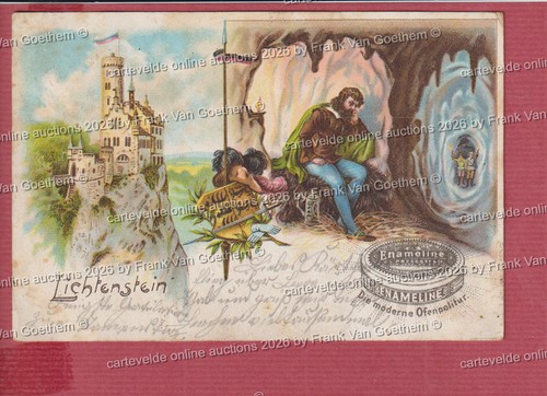 Alte ansichtkarte lichtenstein - alte,