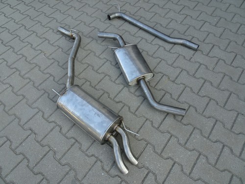 Edelstahl auspuff für - edelstahl,