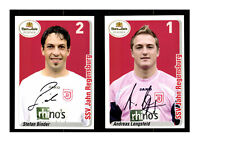 Autogrammkartensatz SSV Jahn Regensburg 2007-08 4 Karten Original Sign(3928)