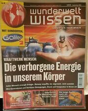 Wunderwelt Wissen 9/2011/ September 2011/ Verborgene Energie-Körper/Zeitschrift
