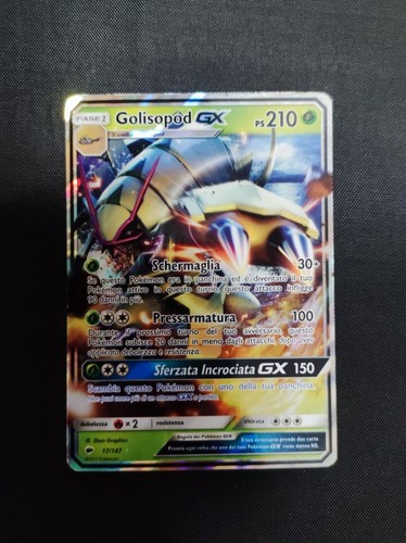 Pokemon golisopod 147 - pokemon, gx