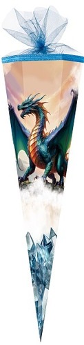Schultüte kristall drache - schultÜte,