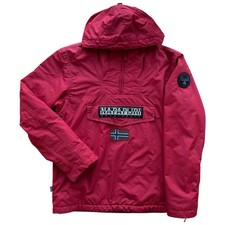 Napapijri Rainforest Herren Jacke Anorak Winter Fleece gefüttert Pull On M