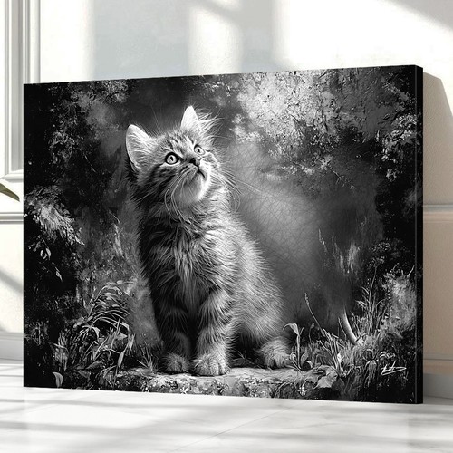 Leinwandbild xxl katze modern - xxl,