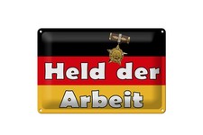 Blechschild Spruch 20x30 cm