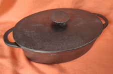 2Liter  klein  Emaille Gänsebräter Bräter Kochtopf Gusstopf Schmortopf Gusseisen