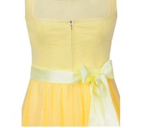 Damen Dirndl Nübler Midi Gelb