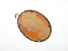 Kamee Gemme Muschel Anhänger