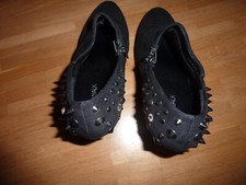 Sehr sexy Nieten Spitzen Heels Pumps von Catwalk Deichmann Schwarz Gr.41