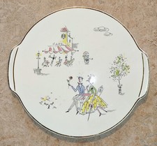 Kuchenplatte/Tortenplatte 50er