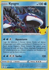 Kyogre 003 025 holo - 003/025,