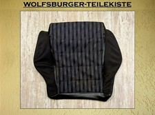 Golf 1 Cabrio Sitzbezug Streifendiagonale schwarz JN  Sitzfläche  vorn rechts