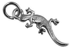 Metall zierelement salamander - zierelement,