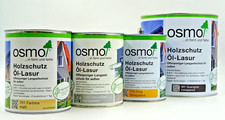 Osmo Holzschutz Öl Lasur 2in1 Grundierung + Lasur Holzfarbe Holzlasur für außen